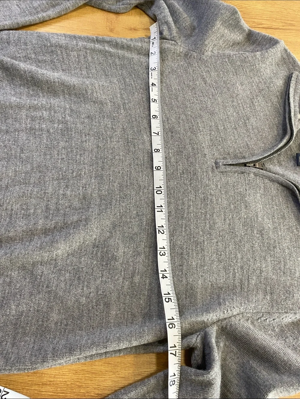Banana Republic Men’s Zip-Front Sweater in Gray